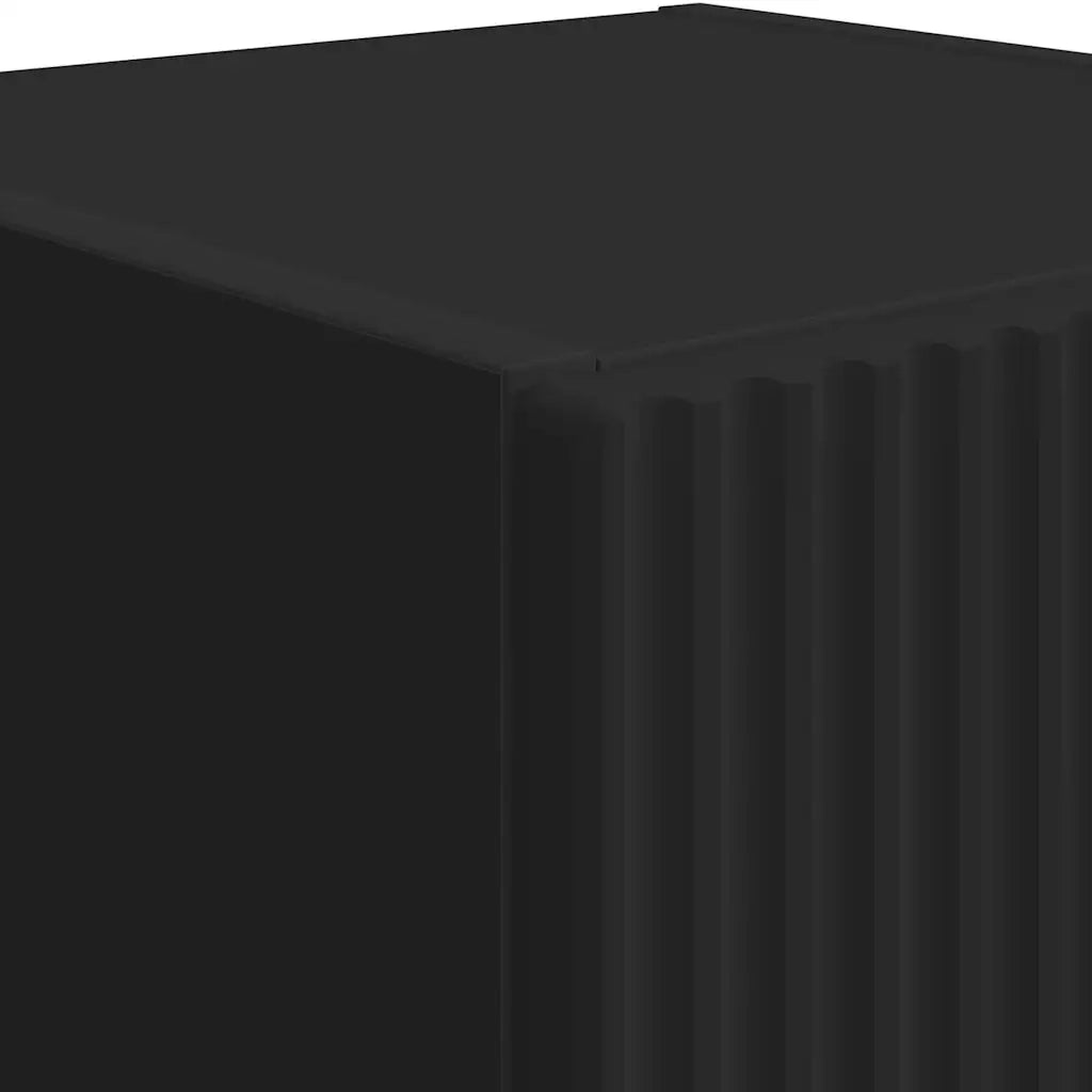 Mobile TV da parete 2 pcs Nero 30 x 31 x 60 cm 892272