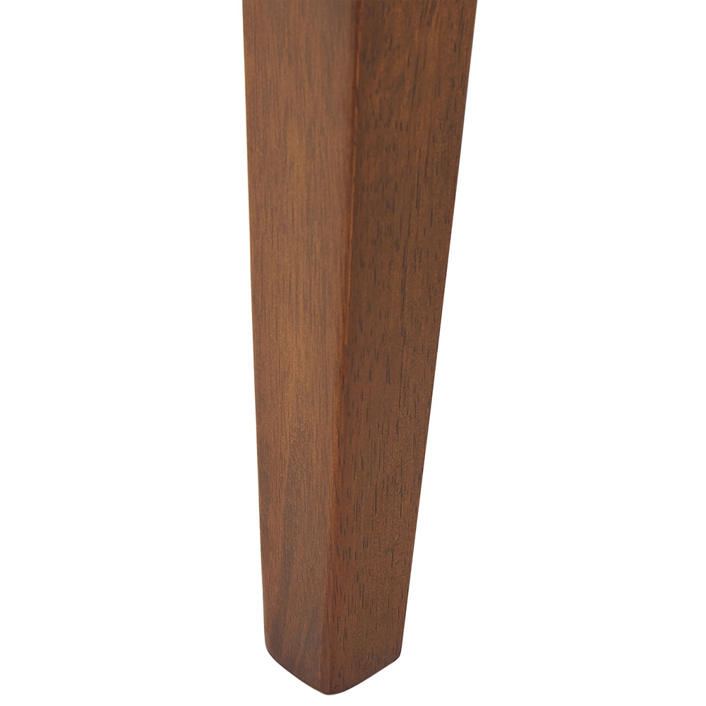 Tavolo da pranzo allungabile in marrone scuro resistente 90/120 x 60 cm