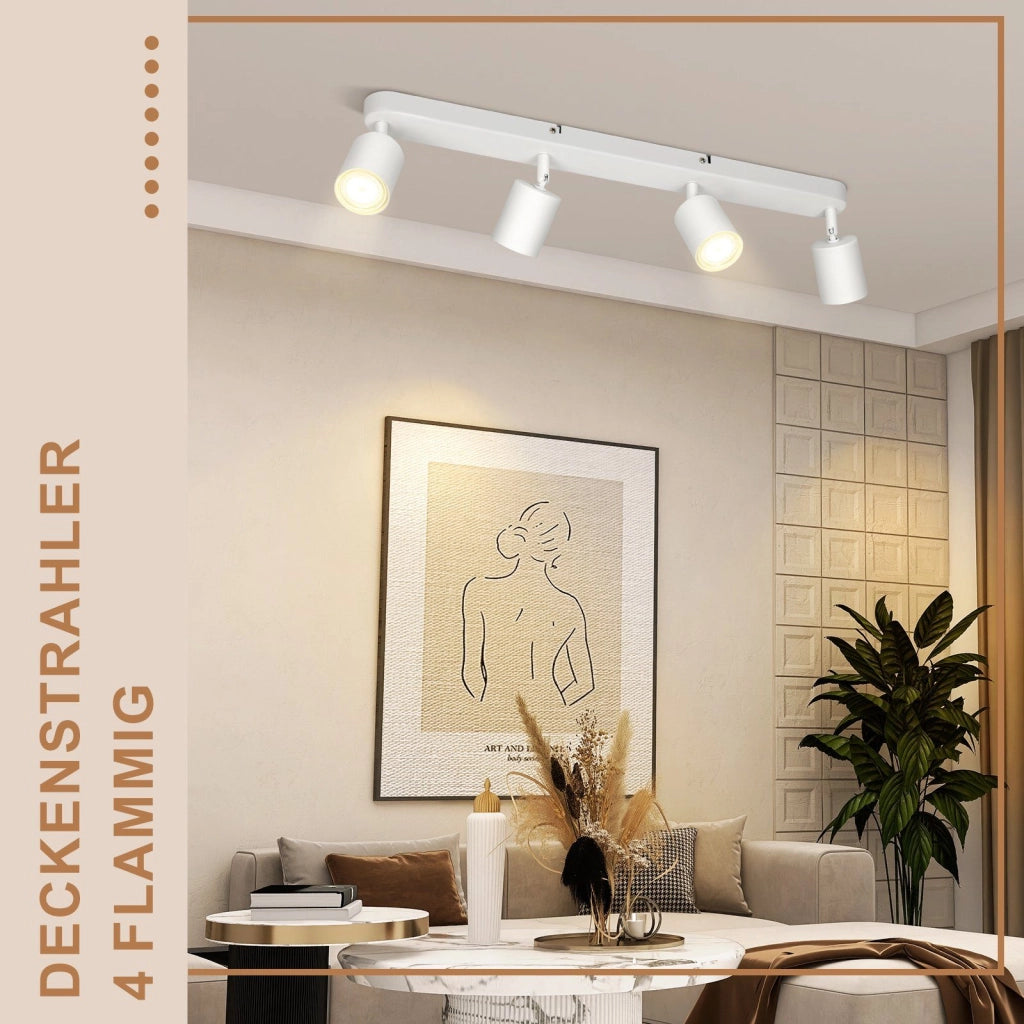 ZMH Faretto da soffitto LED rotondi GU10 moderni per soggiorno camera letto