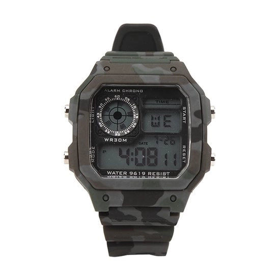 Orologio da Sport Multifunzionale - Acqua Resistenete - Cronografo Digitale - Orologio da Sport Uomo/Donna - Illuminato