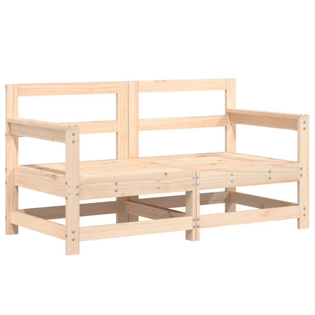Set Salotto da Giardino 7 pz in Legno Massello di Pino