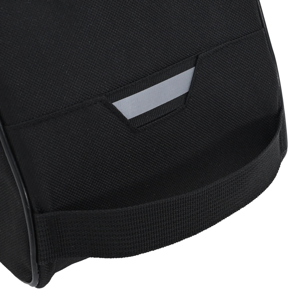 Borsa per Bicicletta per Portapacchi 8 L Nera 38x16x16 cm