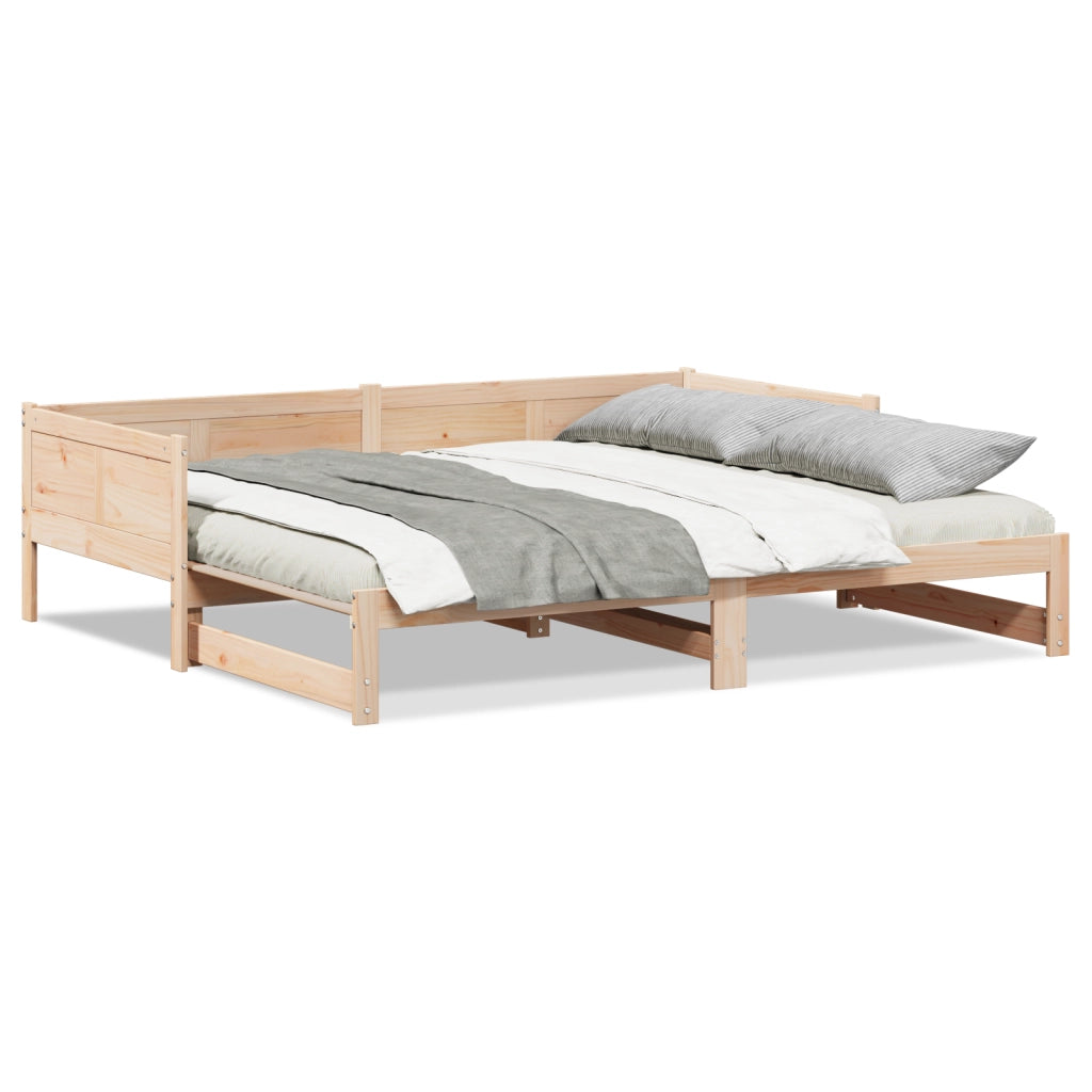 Letto giorno estensibile 90x200 cm in legno massello di pino