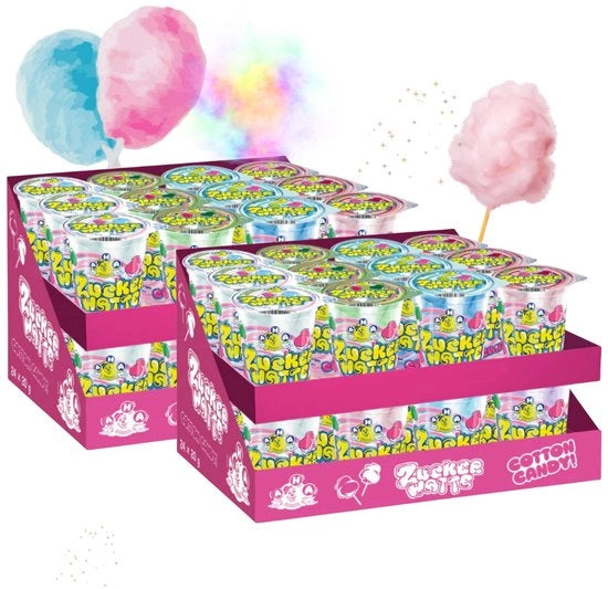 Confezione economica 48 x 20 g - Frutta cristallizzata - Nessun residuo - Caramelle gustose e colorate