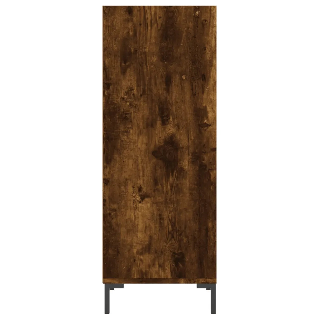 Credenza-Buffet-Armadio da cucina Rovere Fumo 34,5x32,5x90 cm in Legno Multistrato 306993