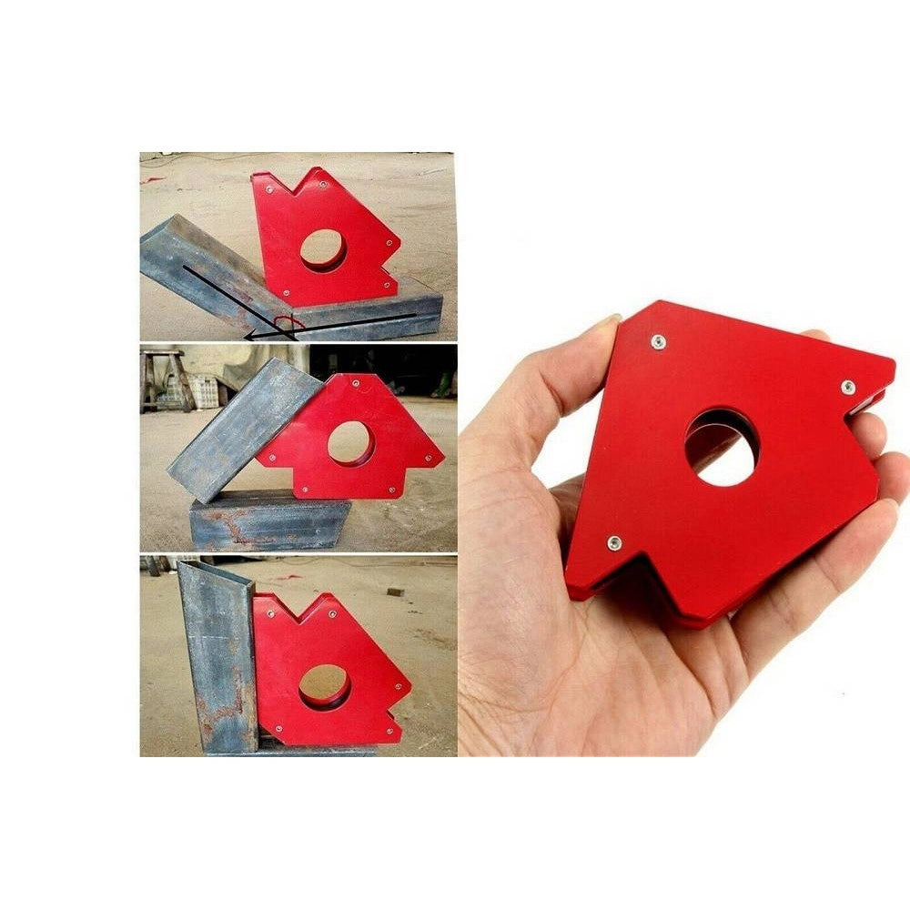 Trade Shop - Squadra Magnetica Magnete Per Saldatura Saldatrice 45° 90° 135° 75 Lb 33 Kg -