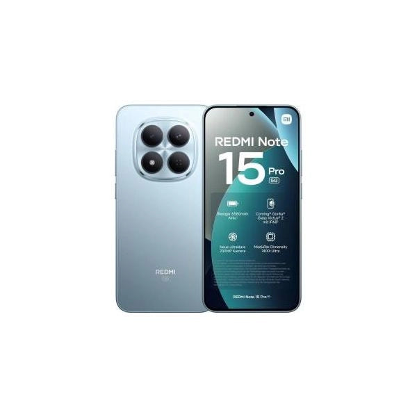 Xiaomi redmi note 15 pro 5g glacier blue 6.83 8gb/256gb - XIREDN15PRO5GB