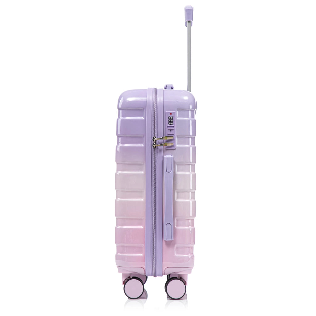 Valigia 2 pz Viola 14 pollici/20 pollici materiale PC