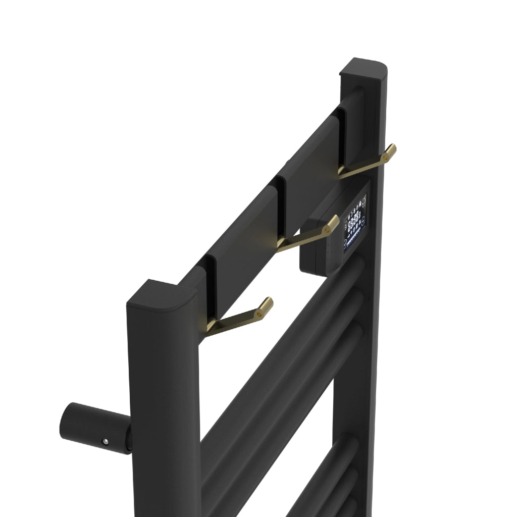 Scaldasalviette Elettrico Uvdal 105 x 50 cm 500 W Nero pro.tec