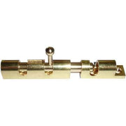 CATENACCIO A CANNONE TONDO IN OTTONE 100 mm - Ottone nichelato