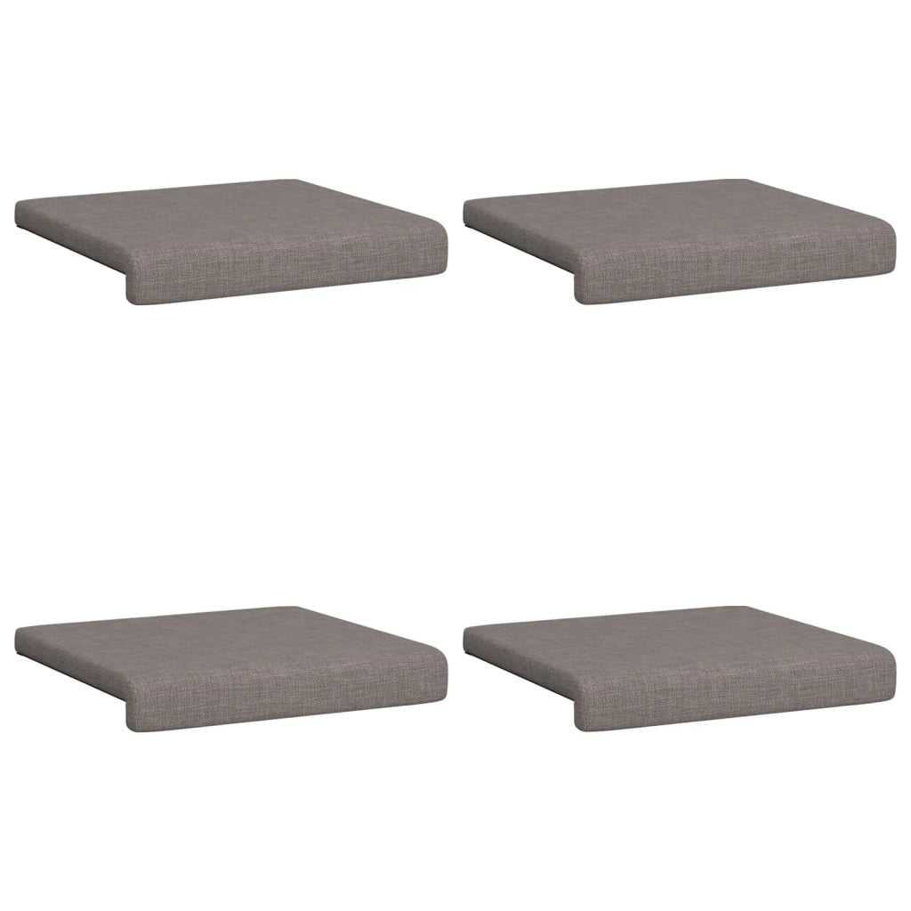 Cuscino per panchina 4 pcs Tessuto Tortora Profondità 35 cm 42043091