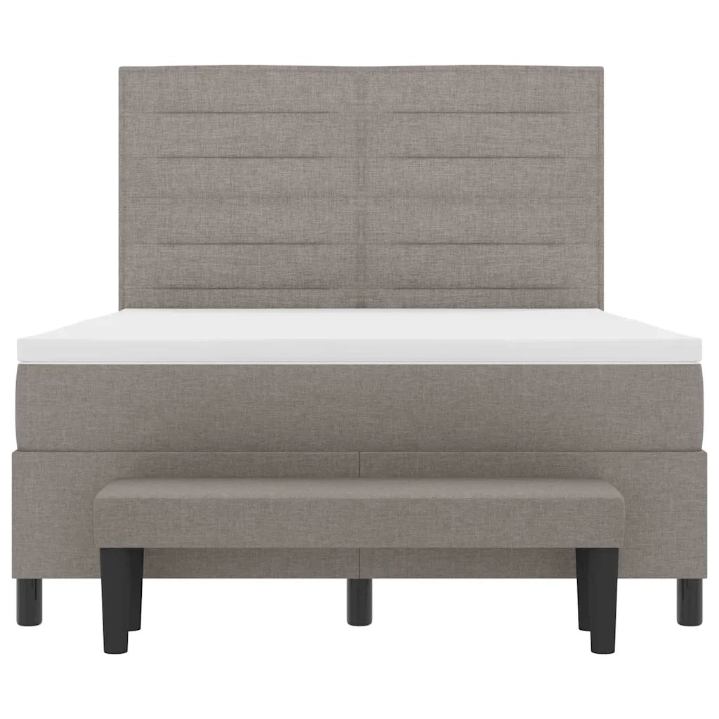 Letto a molle con testiera Talpa 140 x 190 cm Tessuto 3343992