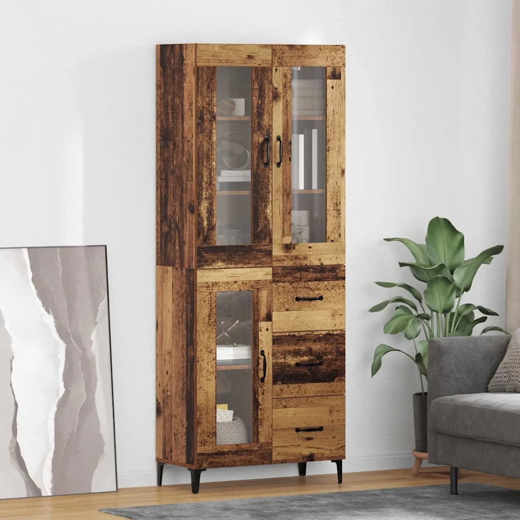 Credenza Legno vecchio 69,5 x 34 x 180 cm Legno multistrato 3415633