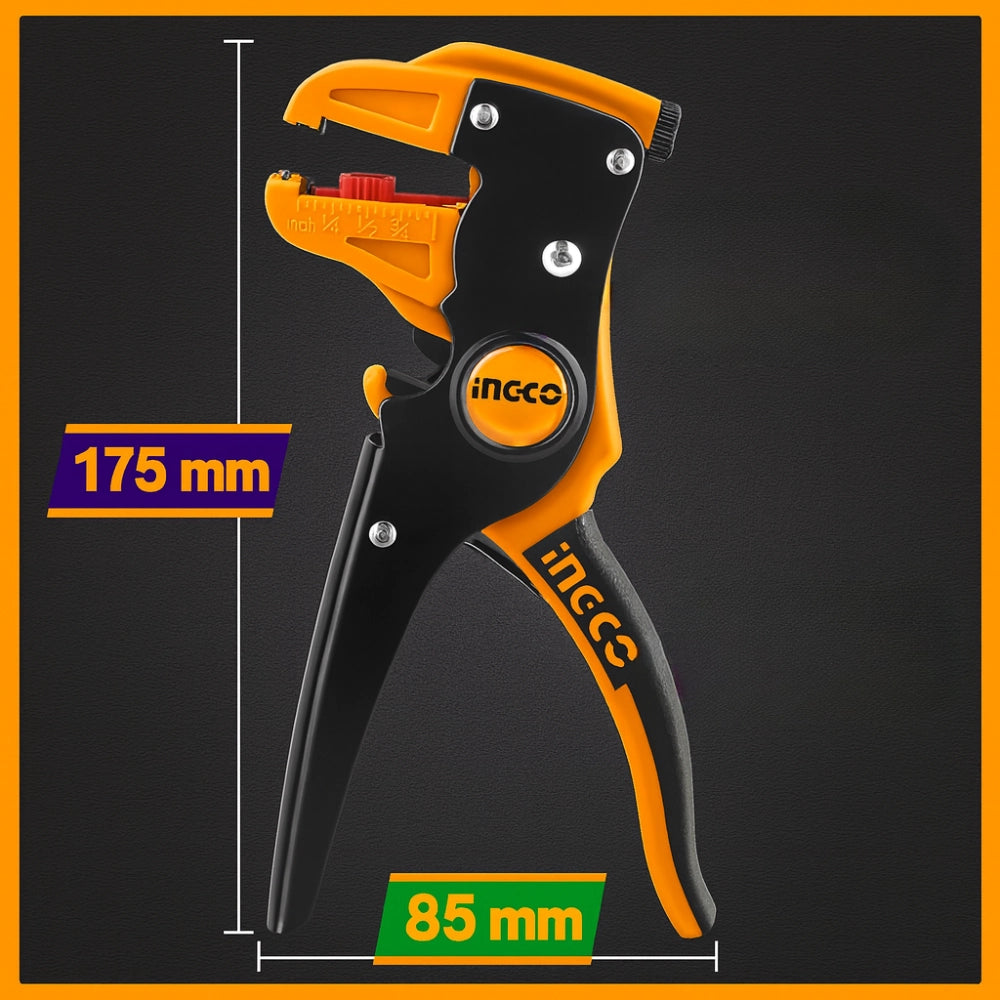 Pinza spellafili professionale funzione taglio fili 0,5-6 mm dimensioni 175 mm