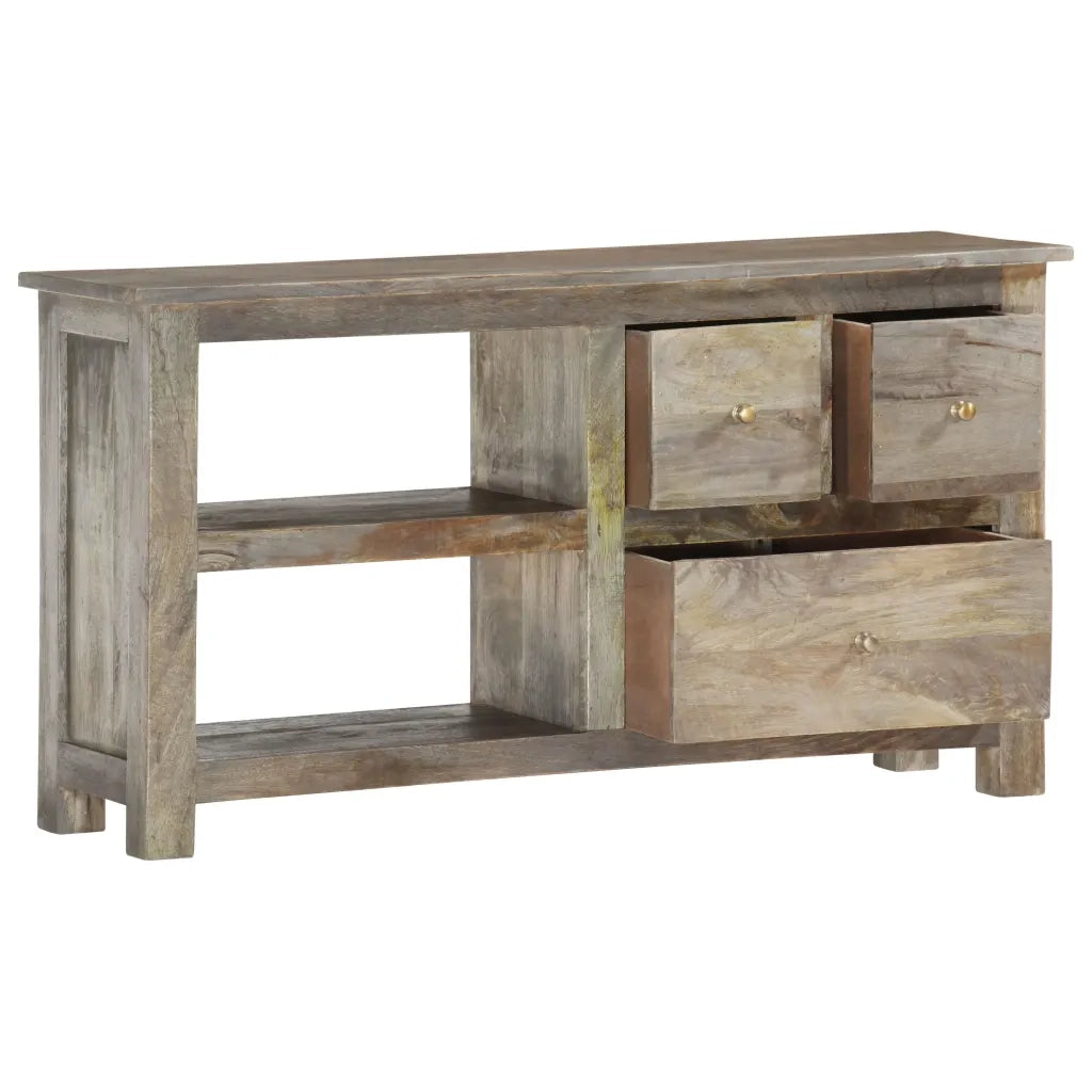 Mobile Porta TV 100x30x55 cm in Legno Massello di Mango cod mxl 21720