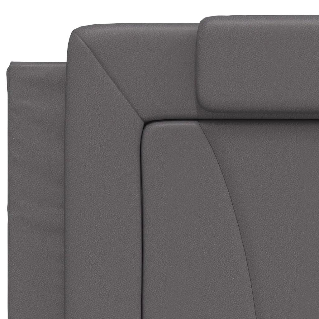 Giroletto Viana senza Materasso Grigio 200x200 cm in Similpelle 3208120