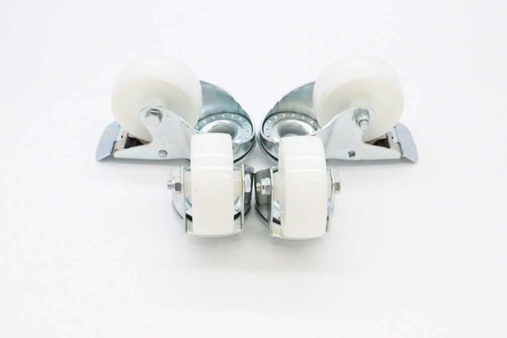 Wheels set for Table Steamer - 2 with brackes - 4.3 Inch / 11 cm