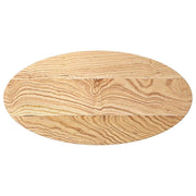 Piano per Tavolo | Superficie Tavolo | Piano Scrivania 80x40x4 cm in Rovere Massello Ovale