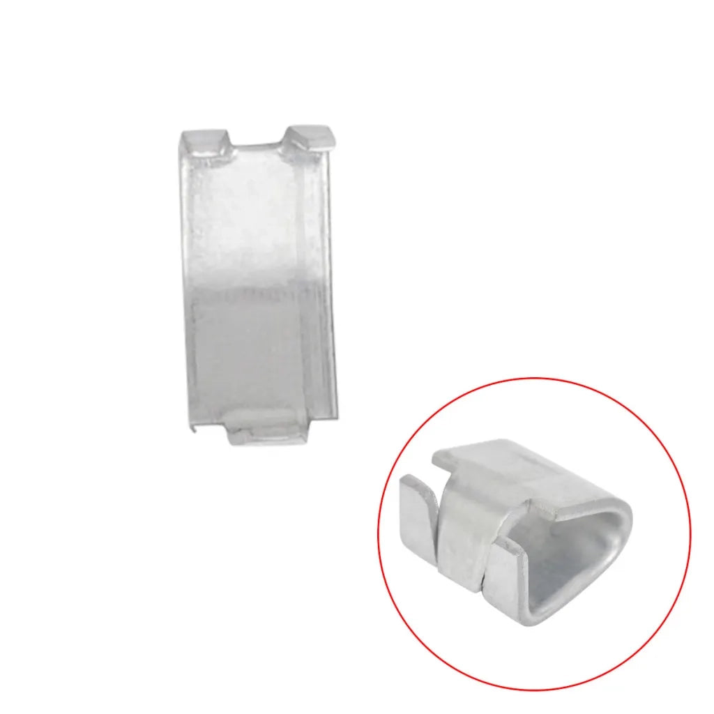 500 Fermagli coda di rondine in acciaio zincato per filo spinato NATO cod mxl 57575