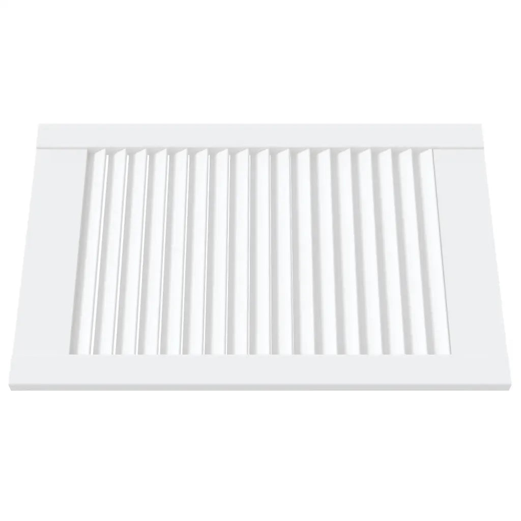 Ante a Lamelle 2 pz Bianche 61,5x39,4 cm in Legno di Pino 151152