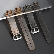 Set di orologio con custodia contenente strumenti Adatto per Casio DW-5600 DW-5000 DW-5025 GW-B5600 Jelly Nero cassa + cintura