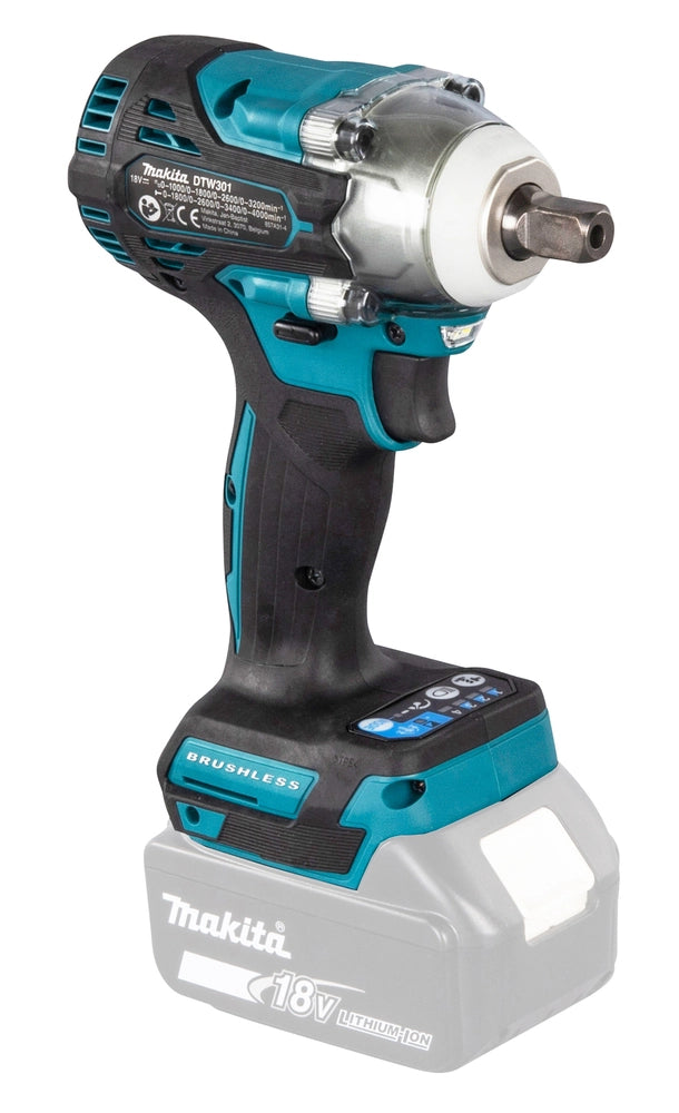 Avvitatore ad Impulsi Makita DTW301Z 18V Brushless 1/2" Solo Macchina