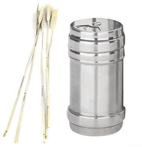 Shaker di Pepe in Acciaio Inossidabile - Sistema di Spezie Facile da Usare - Formato Compatto - Utile in Cucina - Ideale per la Cucina - Modello: - Peso: - Dimensioni: - Materiale: Acciaio Inossidabile