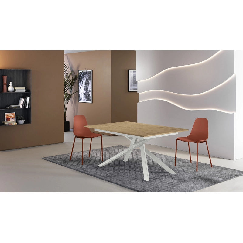 Tavolo allungabile con top in melaminico Pulse 25 90cm X 140-190cm H 76cm Stones