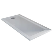Piatto Doccia Slim 70x140x4 cm Rettangolare Acrilico Bordato Bianco Lucido mod. Flower