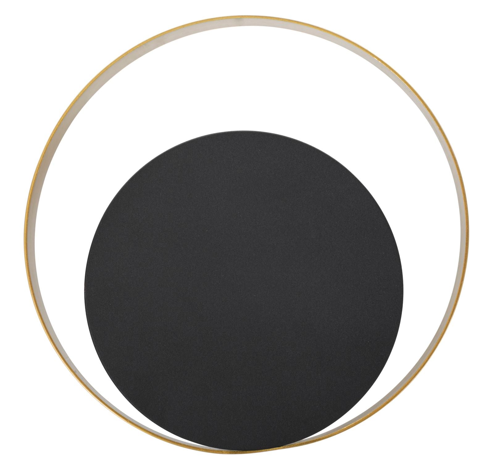 Lampada da Muro Shuttle Cm25x8x25 cm in Ferro Oro e Nero