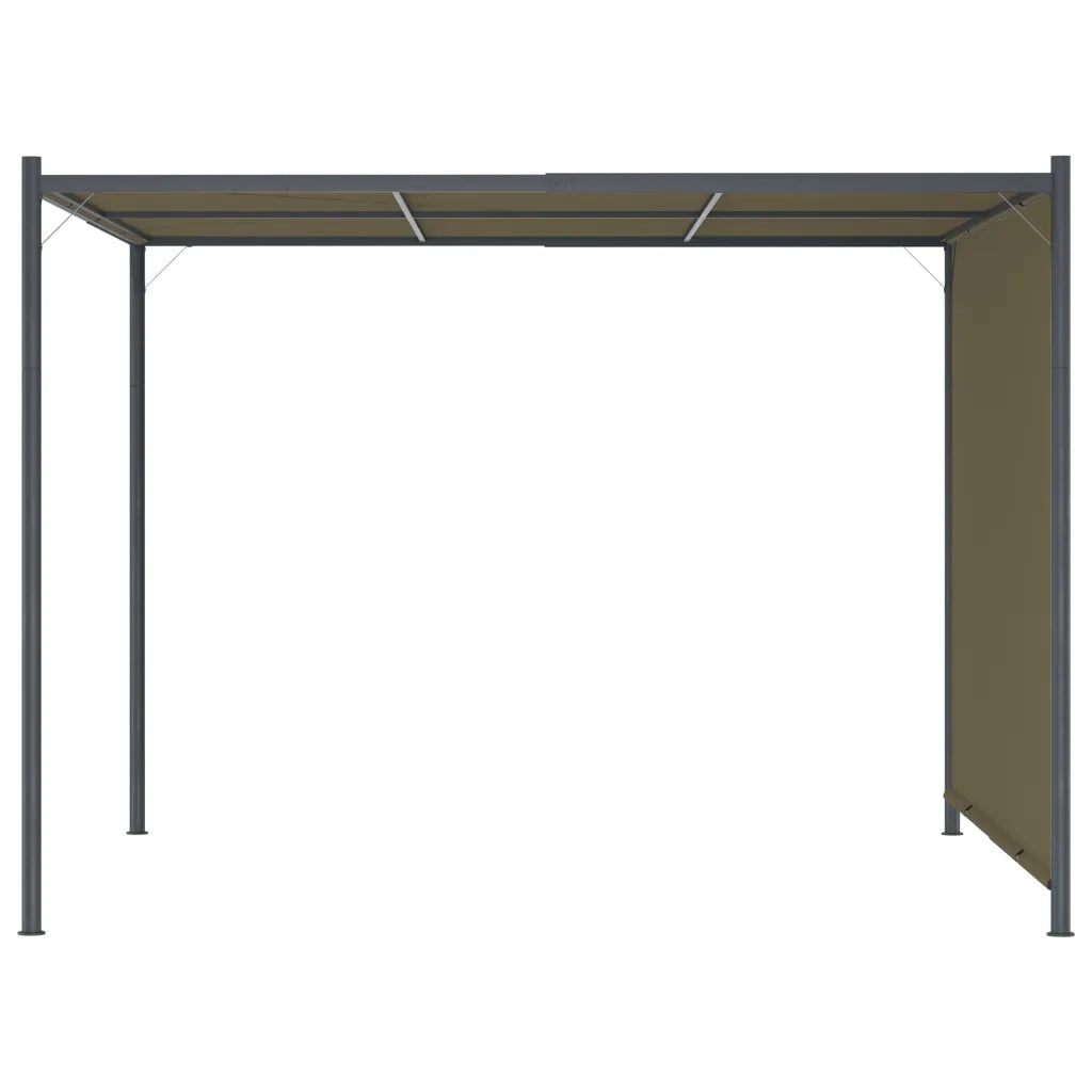 Gazebo da Giardino con Tetto Retrattile 3x3 m Talpa 180 g/m2 CFW4443436