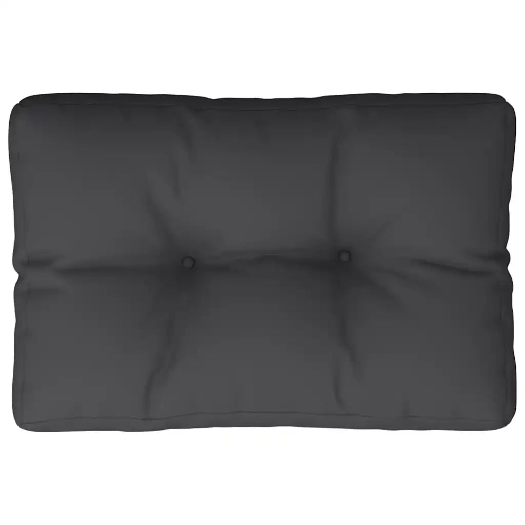 Cuscino per pallet | Cuscini per sedie Nero 50x40x12 cm in Tessuto