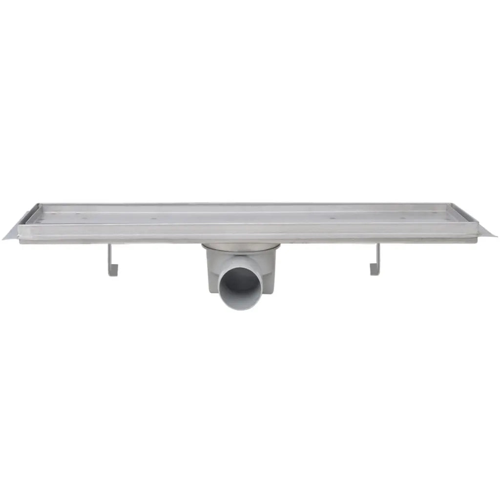 Scarico Doccia Lineare 2 pz 530x140 mm in Acciaio Inossidabile 275947