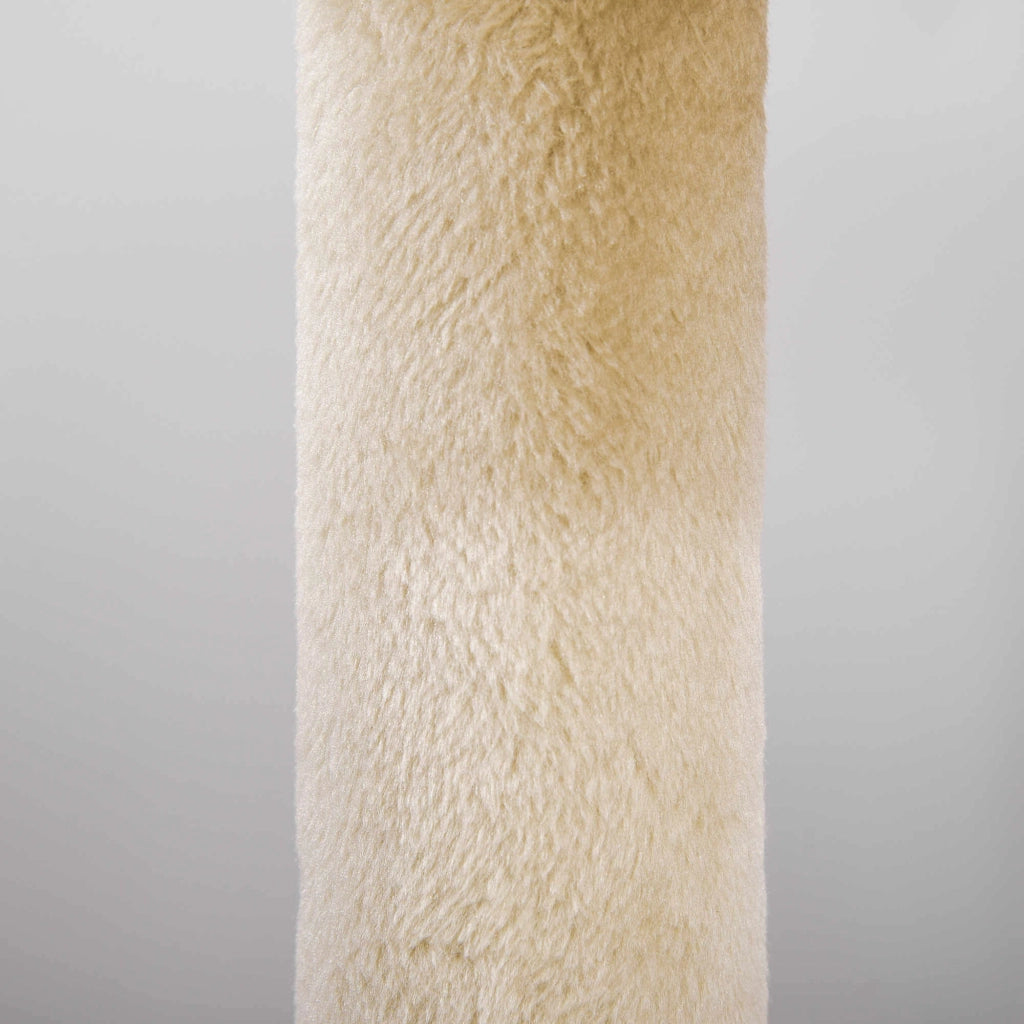 Tiragraffi per Gatti con Cuccia e Piattaforma ¨C zephmum ¨C 104 cm, Bianco