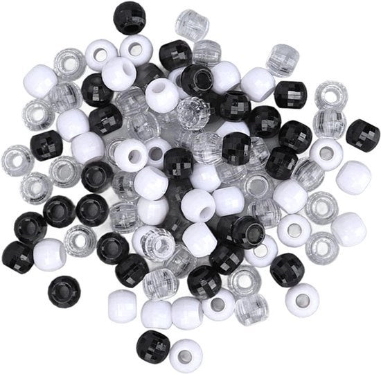 Set di forcine per chignon in plastica trasparente - 100 pezzi - per tutti i tipi di capelli - decorazioni per chignon in plastica trasparente
