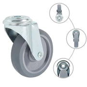 Ruote Girevoli con Foro per Bulloni 4 pz 100 mm CFW1403689