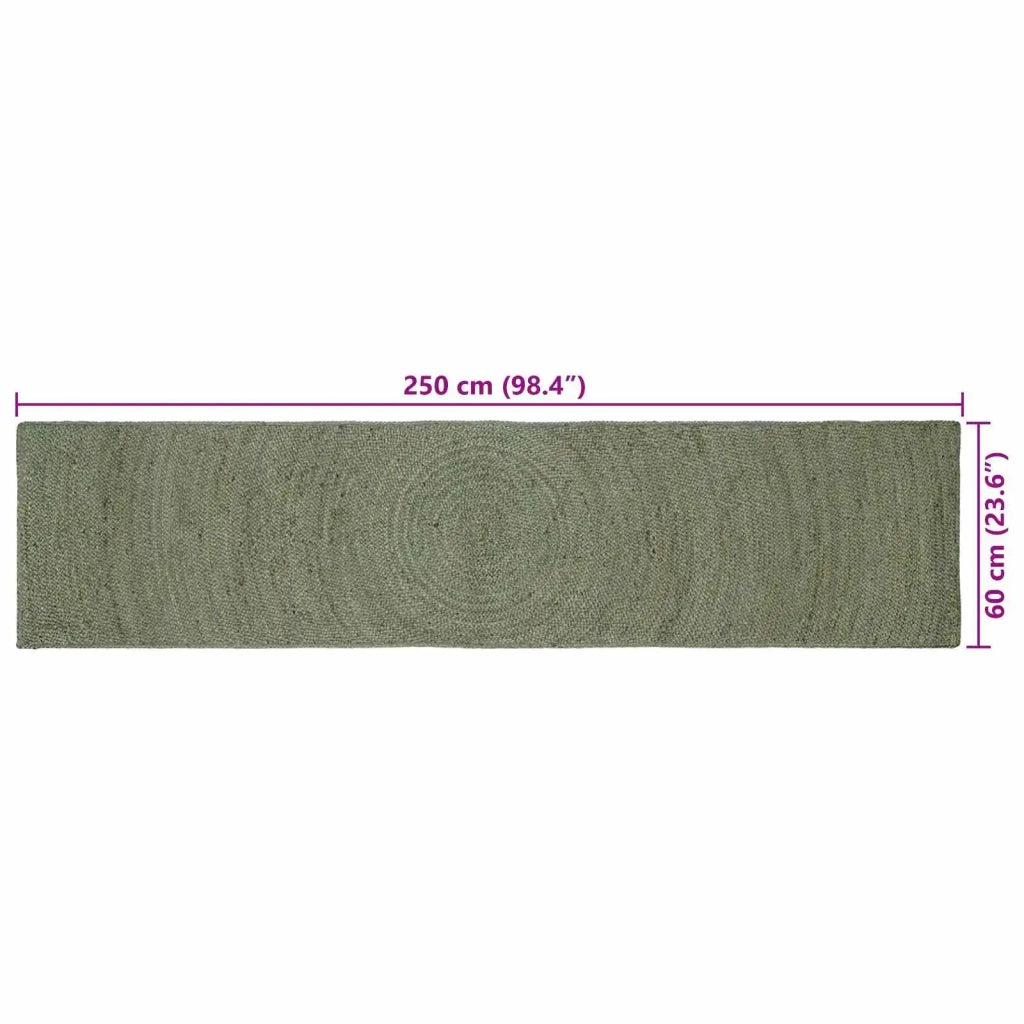 Tappeti per area Verde Oliva 60 x 250 cm Juta 42010573