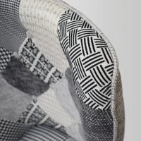 PAZZO DESIGN Poltrona Con Poggiapiedi, Multicolor