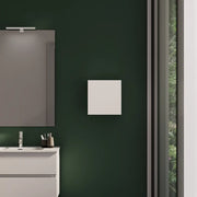 Pensile bagno sospeso 35x35 cm bianco effetto legno reversibile | Yili