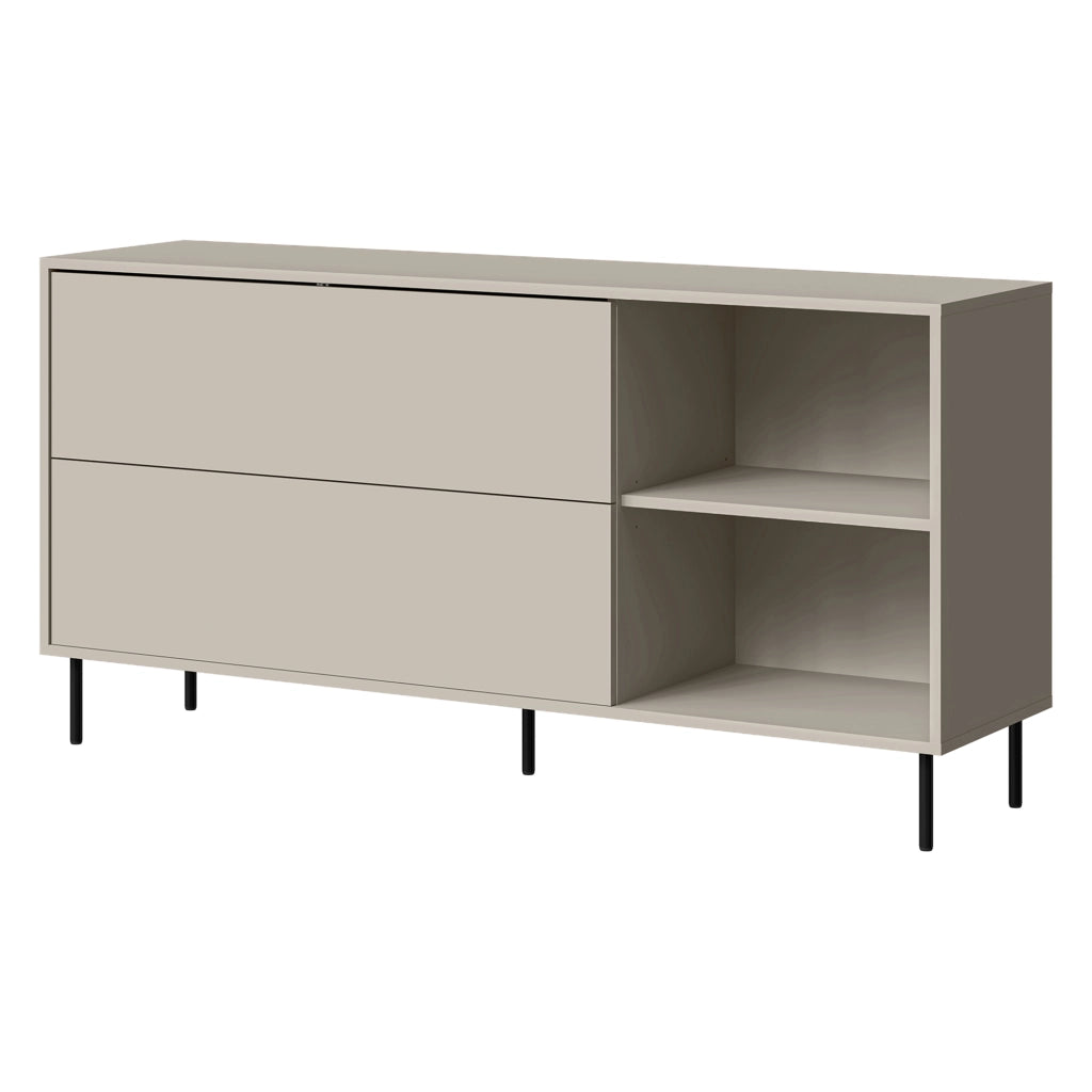 Madia Cogoleto, Credenza 2 Ripiani, 150x39x75h cm Beige