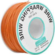 Cavo di collegamento Arancione per riparare la scheda madre Resistente a bassa temperatura 30AWG per avvolgere jumper cavo di rame argentato 300m - elettronica di riparazione.