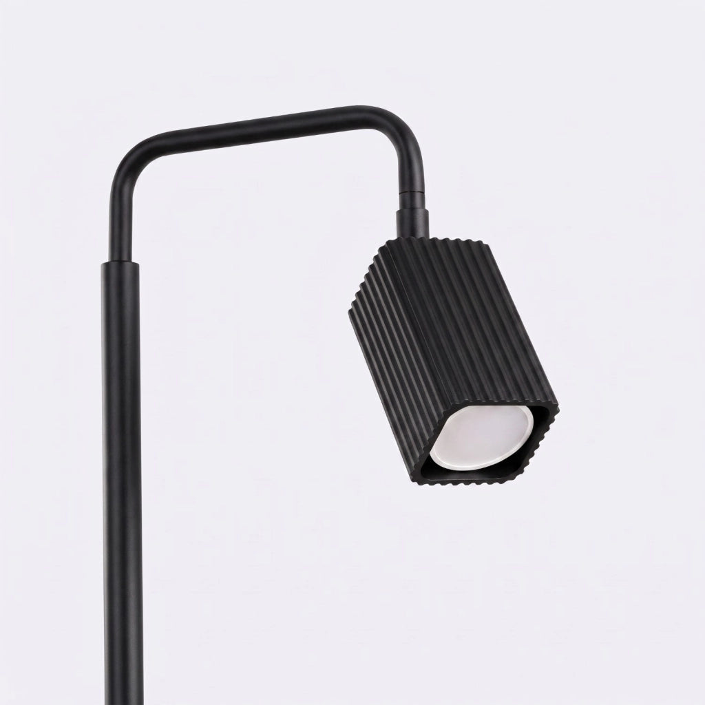 Lampada da terra RAYO 1 nera