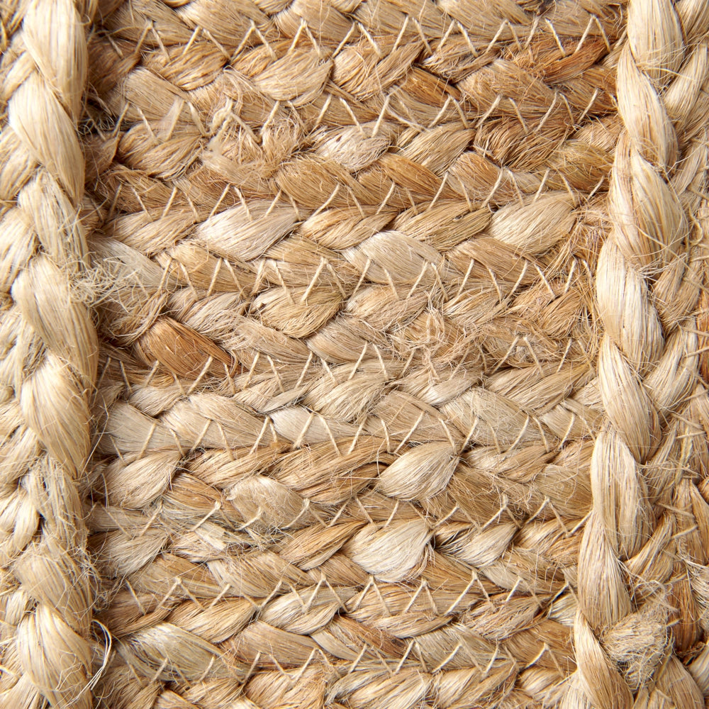 Set di 2 cestini portaoggetti in iuta naturale da 30 cm, portabiancheria, contenitori Boho