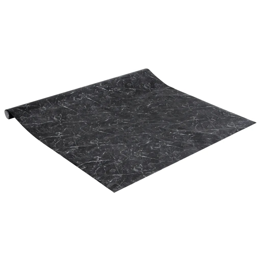 Adesivi per Mobili Autoadesivi Nero Marmoreo 90x500 cm in PVC CFW7954400