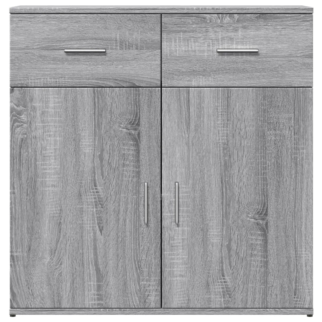 Credenza | Madia | Buffet da pranzo | Armadio da pranzo Grigio Sonoma 79x38x80 cm in Legno Multistrato