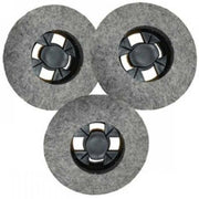 kit 3pz Spazzole FELTRO disco in feltro ricambio lucidatrice UNIVERSALE - UNIVERSALE