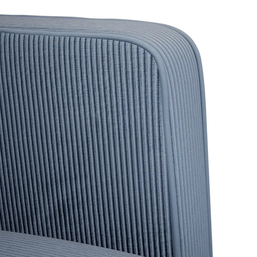 Divano Sedia con Braccioli Blu 54 cm Tessuto di velluto a coste 4100518