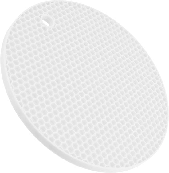 Sostegno termoresistente Ø175 mm - Antiscivolo in silicone - Mat di cucina - Tavolo - Vetro - Bicchiere - Spessore 8 mm - Sostegni