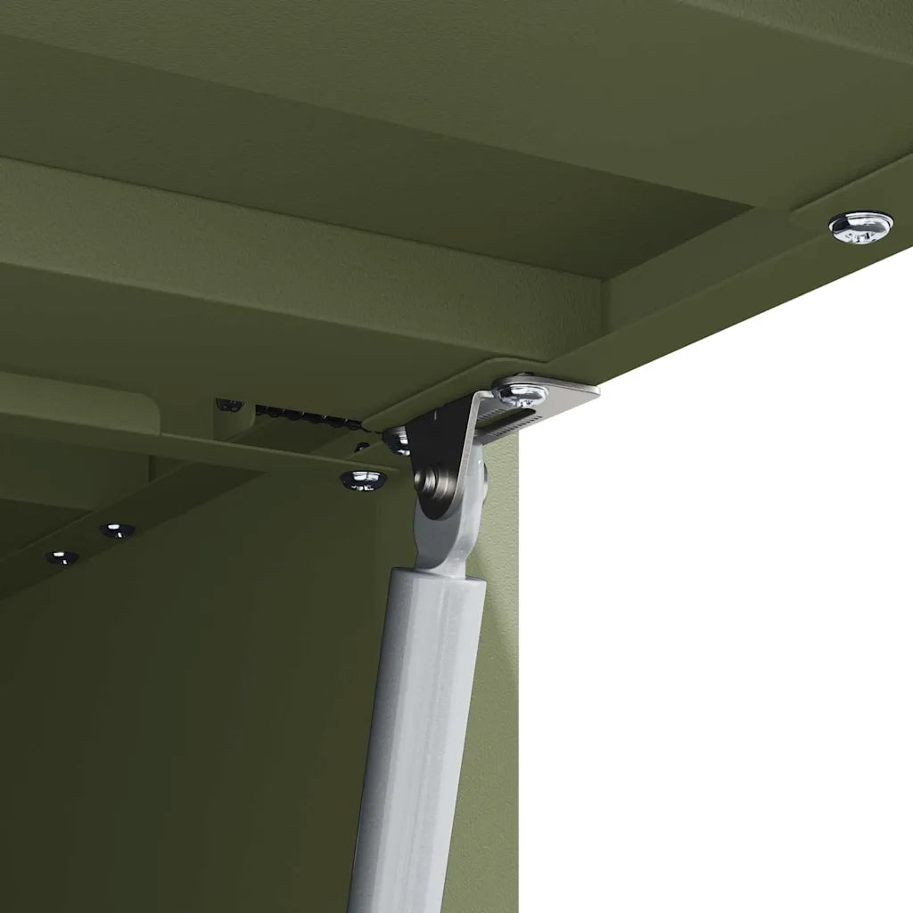 Armadio a muro per garage Oliver verde 90 x 33 x 35 cm