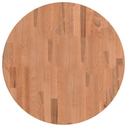 Piano per Tavolo | Superficie Tavolo | Piano Scrivania ?60x2,5 cm Rotondo in Legno Massello di Faggio